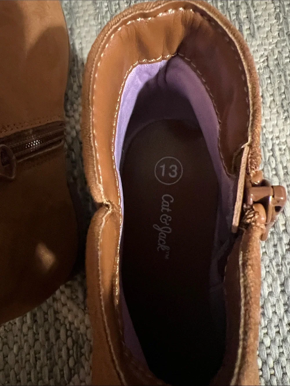 Cat & Jack Kids Brown Suede Ankle Boots